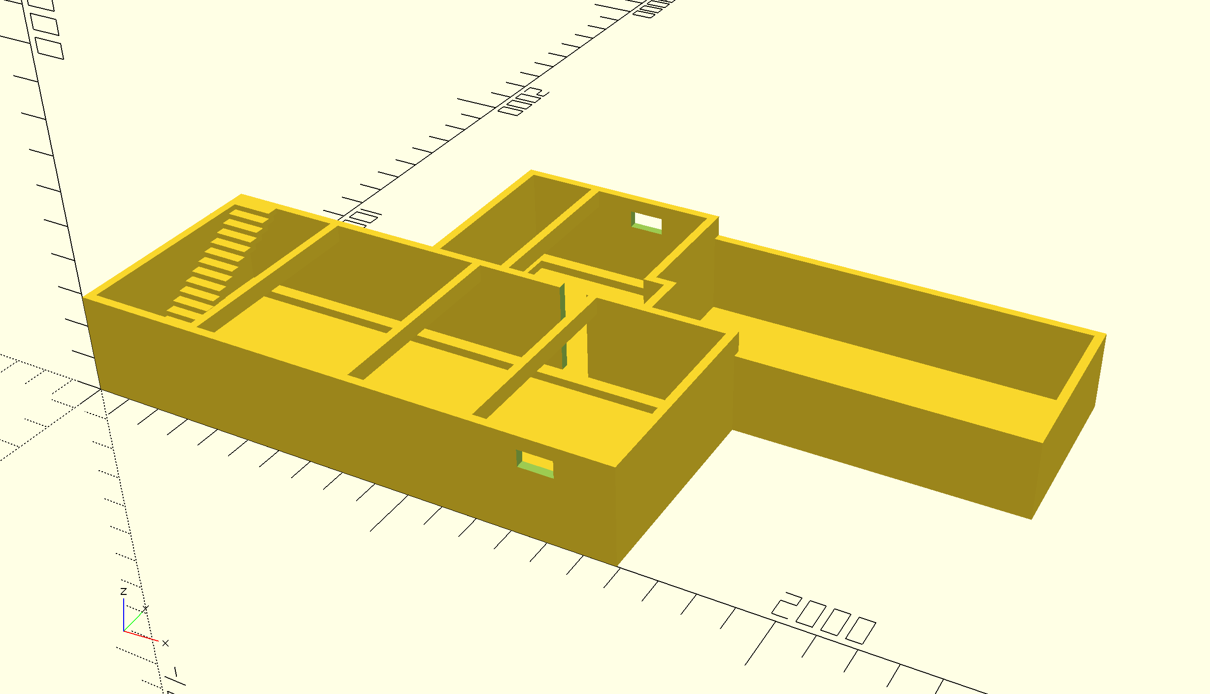 OpenSCAD Basement